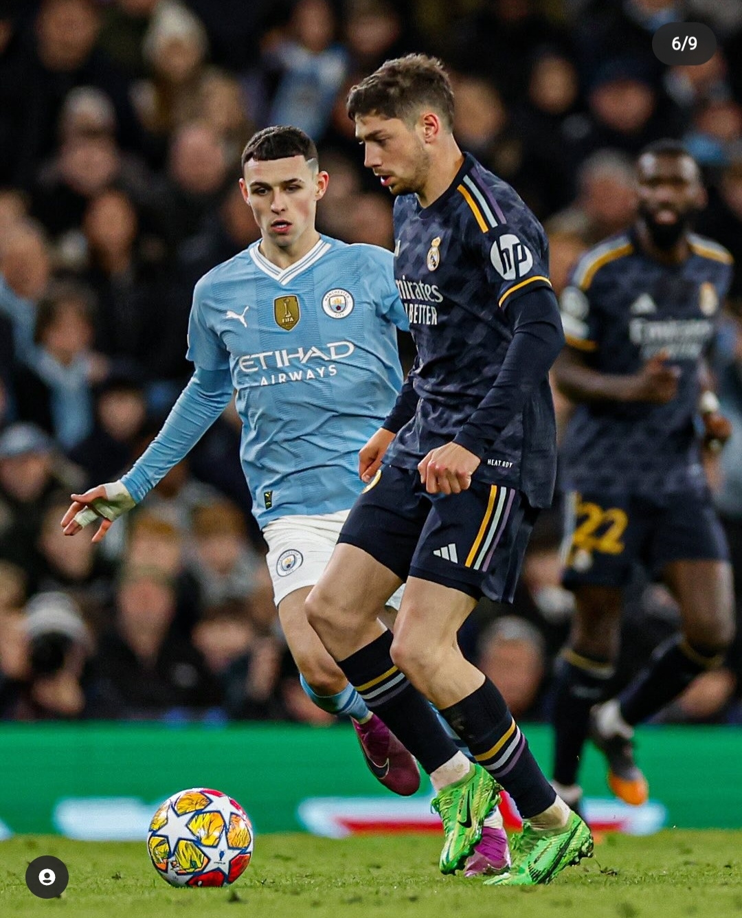 皇马成功逆袭淘汰曼城，晋级欧冠决赛！